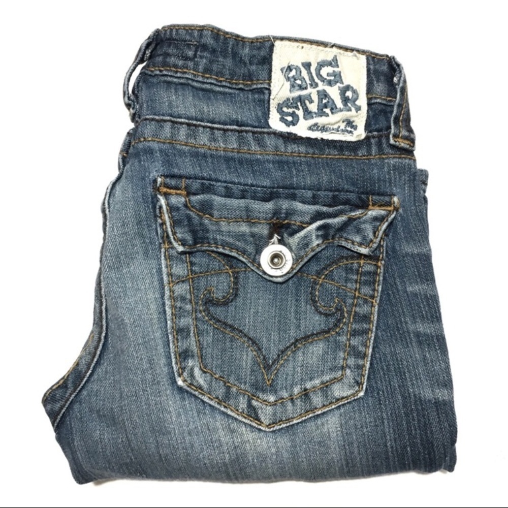 LAST CALL Big Star Remy Boot Cut Jeans Women’s Size 27 Blue